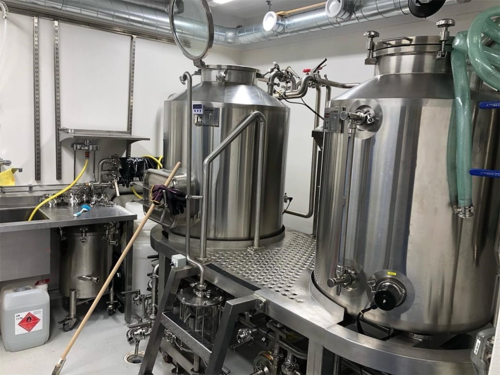 3 vessel brewing system