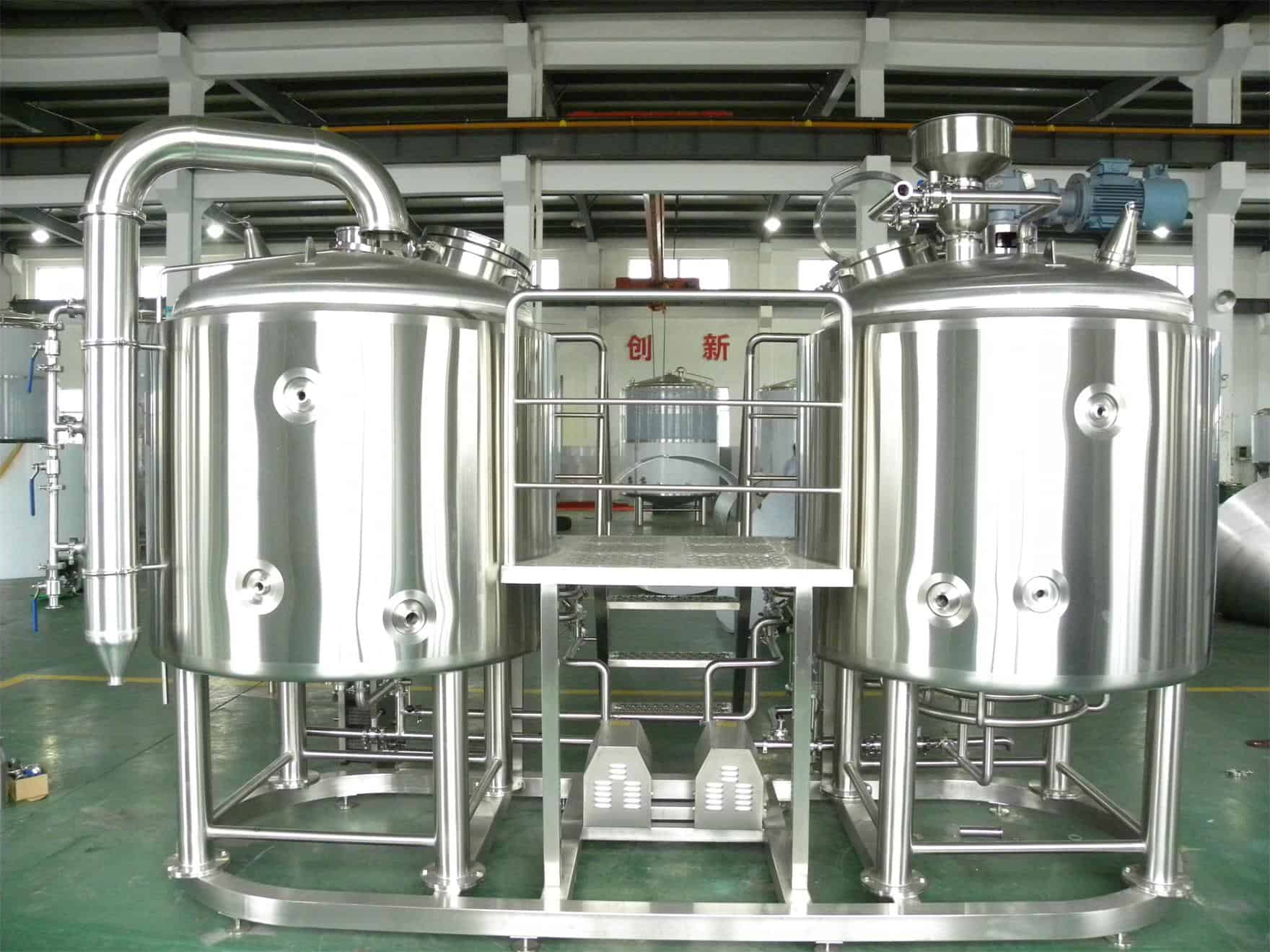 7bbl skid brewhouse