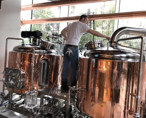 Mercedes Me 6HL Copper Brewhouse