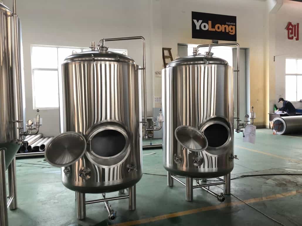 brite beer tanks