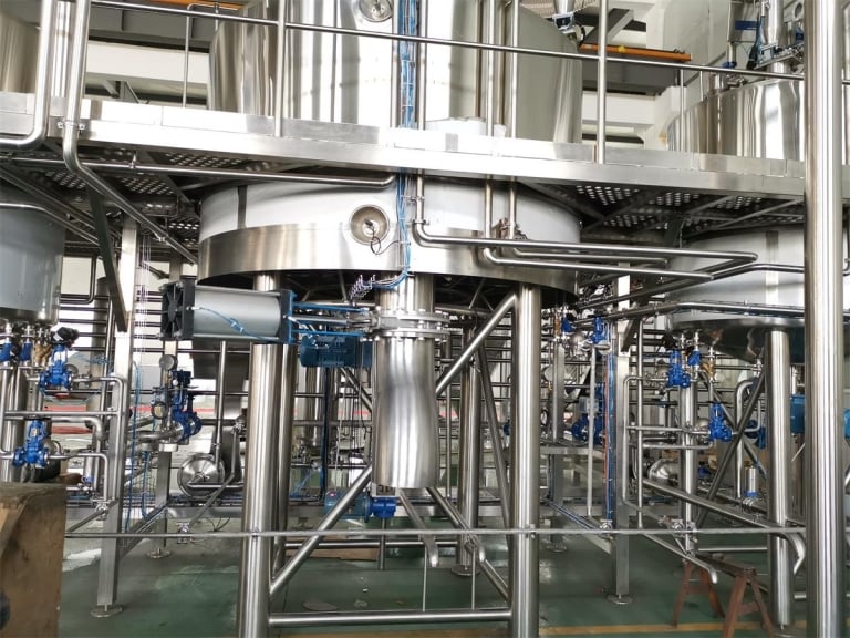stainless steel brewing tanks