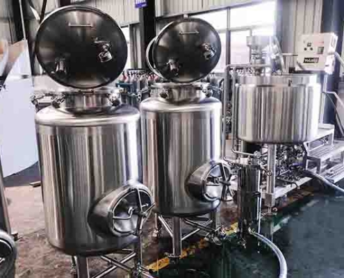 equipo de elaboración de cerveza industrial