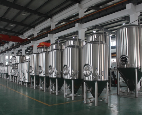 stainless steel wine fermentation tanks