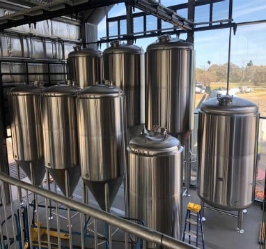 large brewing equipment
