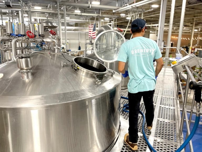 brewery serving tanks